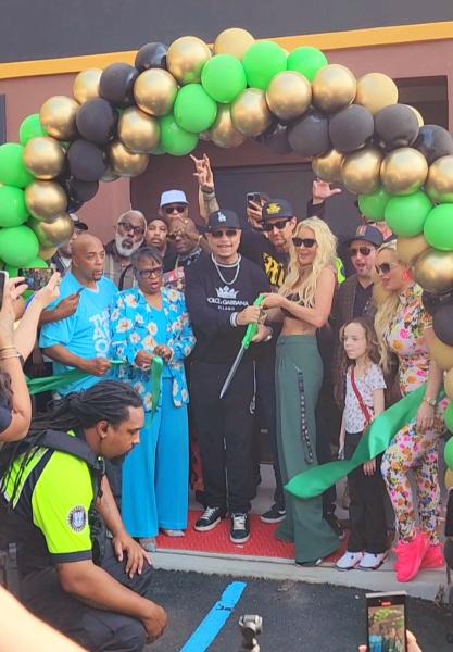 photo of Ice-T Cuts Ribbon at Medicine Woman Dispensary Grand Opening in Jersey City image