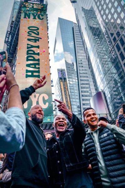 photo of Royal Queen Seeds Celebrates 4/20 With Mike Tyson in Times Square image