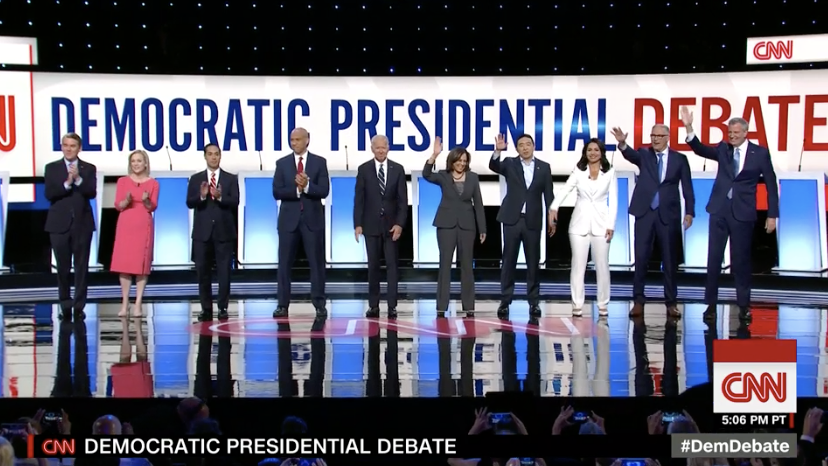 photo of Democratic Presidential Candidates Clash On Marijuana At Debate image