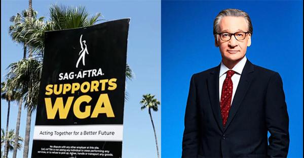 photo of Bill Maher Raked Over Coals for Breaking from Writers Guild Strike image