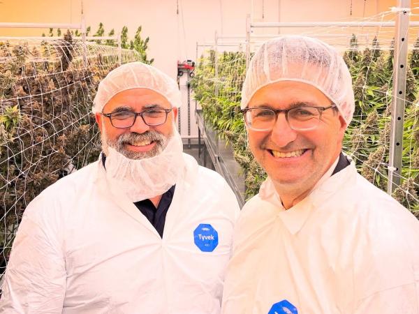 photo of Delaware governor tours cultivation facility before recreational sales launch image