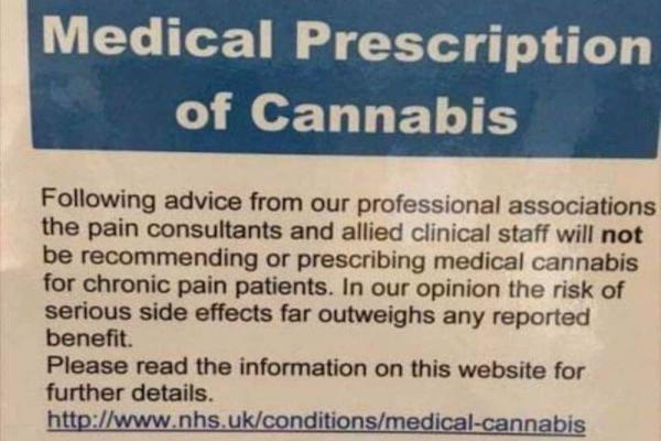 photo of UK’s NHS Will Not Prescribe Medical Cannabis to Those in Chronic Pain image