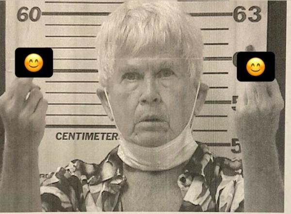 photo of Granny Flips Off Police in Mugshot After Cannabis Farm Bust image