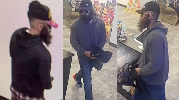 photo of Police in Edmonton want help identifying man in fake beard robbing cannabis stores image