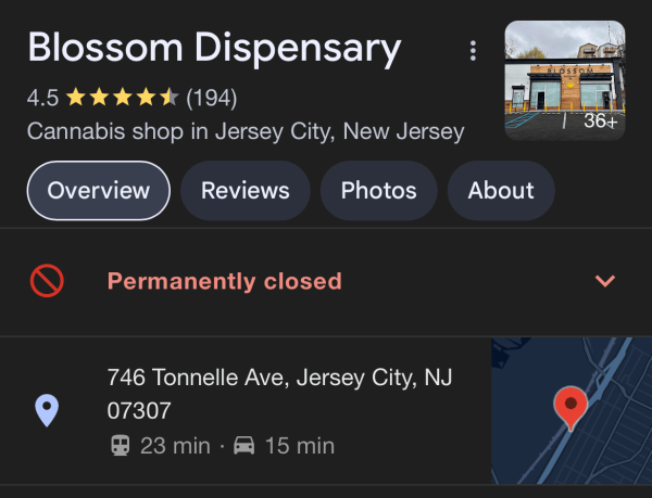 photo of Blossom Dispensary in Jersey City Closed image