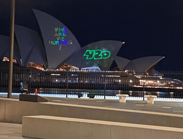Australian Activists Face Charges for 4/20 Sydney Opera House Projection Protest