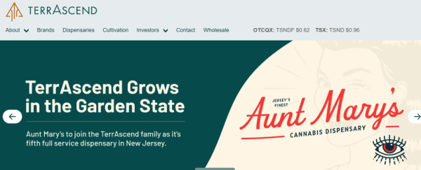 MSO TerrAscend Buys Aunt Mary’s for 5th…