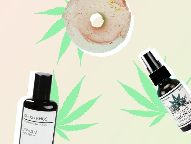 cannabis cosmetics cream drops