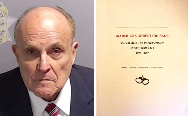 photo of Rudolph Giuliani and the Marijuana Arrest Crusade image