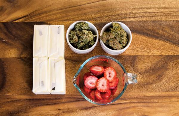 Strawberry Honey Cannabutter