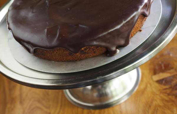 Chocolate Canna-Almond Cake