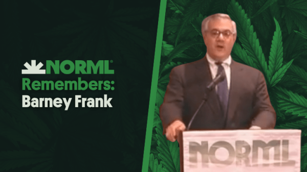NORML Remembers Congressman Barney Frank